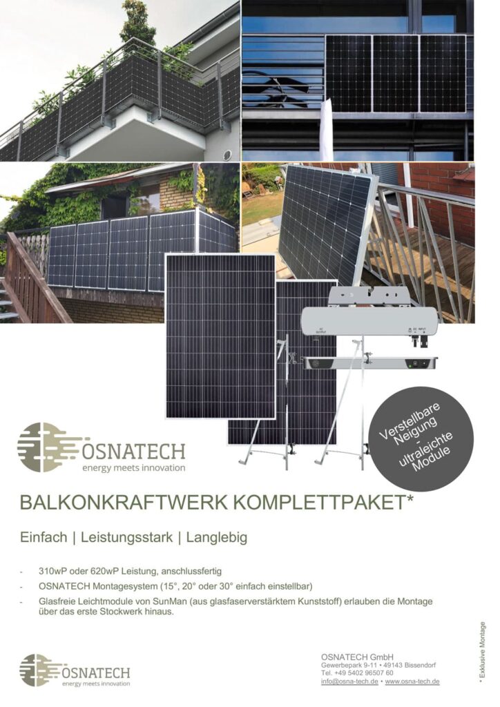 Balkonkraftwerk-Komplettpaket