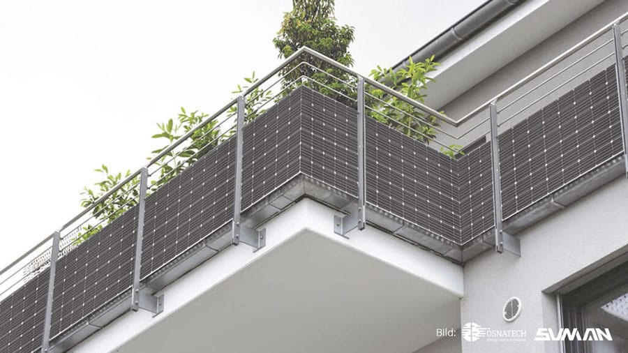 Osnatech Photovoltaik für Balkone