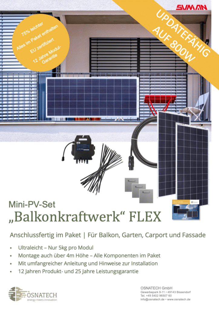 Vorschau des Datenblatts zum Mini-PV-Set 310W