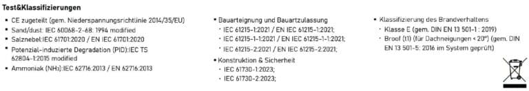 Test Klassifizierung